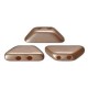 Les perles par Puca® Tinos beads Pastel Light Brown Coco 02010/25005